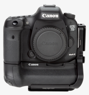 Bge16 Aluminum L Plate Attached To Canon Camera With - Canon 80d With Battery Grip #1692056