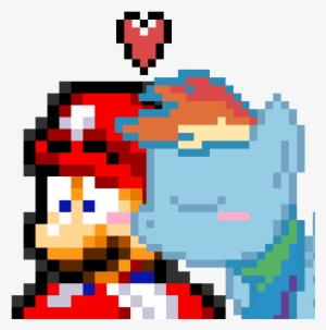 Lilly The Pkmn, Blushing, Crossover, Crossover Shipping, - Kiss Mario X Rainbow Dash #1692058