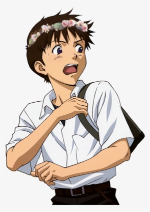 Image - Shinji Ikari Flower Crown #1692433