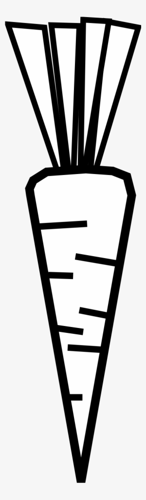 Carrot Clip Art - Carrot Clipart Black And White #1692799