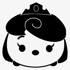 Sleeping Beauty Clipart Tsum Tsum - Tsum Tsum Elsa Silhouette #1693062