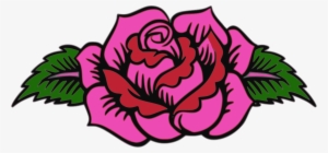 Garden Roses Floral Design Pink Day Of The Dead - Day Of The Dead Flower Clipart #1693556