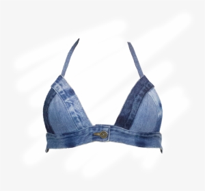 The Denim Bikini Top - Denim #1693599