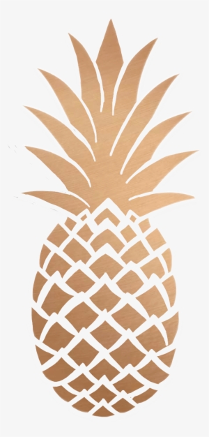 Sticker Pineapple Gold Interesting Art Tumblr Png Tumblr - Rose Gold Pineapple #1694165
