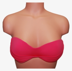 Brazilian Style Coral Bikini Top - Brassiere #1694319