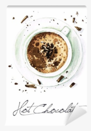 Watercolor Food Painting - Hot Chocolate Watercolor Painting #1694368