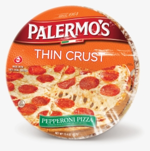 Ingredients - Palermos Pizza, Thin Crust, Pepperoni - 15.4 Oz #1694468