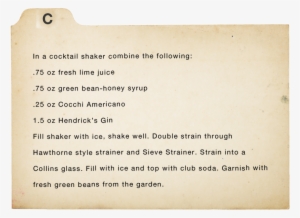 Index Card Jack Collins - Document #1694583