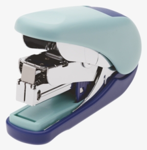 Plus Japan Mini Stapler 10-v Flat Clinch Power Assisted #1695082