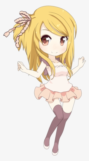 Jpg Transparent Ask An Fairy Tail By Fmageek On - Chibi Lucy Cute Anime Fairy Tail #1695087