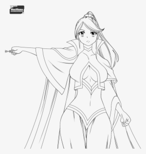 Lineart By Rociiluna On Deviantart - Lineart Of Lucy Heartfilia #1695182