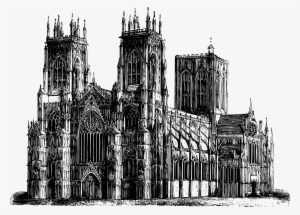Clipart Cathedral Drawing Gothic Architecture - Cathedral Png #1695633