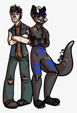 Daryl Dixon And Daryl The Dragolf - Cartoon #1695728