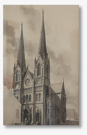 Before Progress Changed Its Landscape, And Its Bremmen - Holy Trinity Catholic Church St Louis Mo #1695733