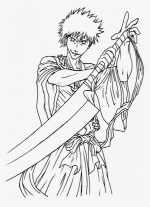 Kurosaki Ichigo Coloring Pages K3 #1695767