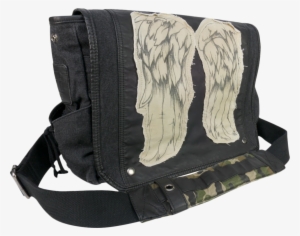 Daryl Leather Jacket Bag - Walking Dead - Daryl's Wings Messenger Bag #1696259