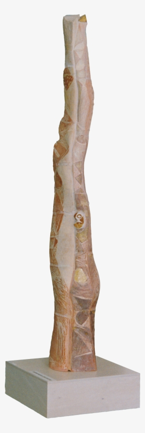 A Sculpture That Is Over Two Meters High With Several - Carving #1696740