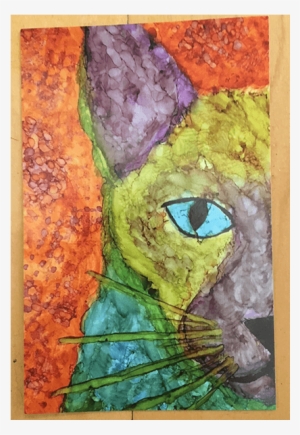 Doris' Cat 5×7 Print W/ Envelope - Painting #1697476 Doris' Cat 5×7 Print W/ Envelope - Painting #1697476