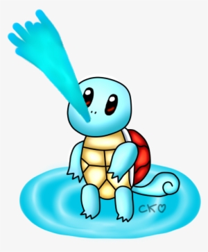 Use Water Gun By - Squirtle Using Water Gun #1698124