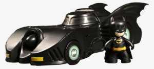 Batman - Mezco Toys Dc Universe Mez-itz 1989 Batman & Batmobile #1698238