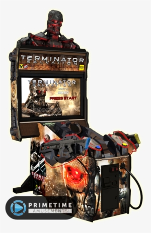 Terminator Salvation Deluxe Arcade Game By Raw Thrills - Terminator Salvation 42 Dx #1698340