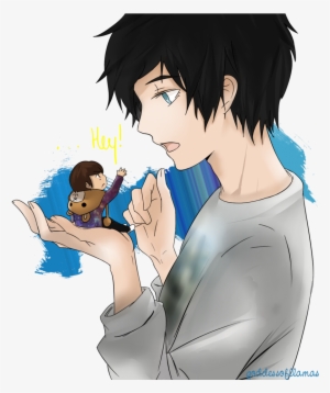 Phil With Tiny Dan By Nikeduijk On Deviantart Png Download - Tiny Dan And Phil #1698341