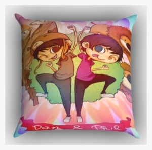 Dan And Phil Vector Z1035 Zippered Pillows Covers 16x16, - Phil Lester #1699110