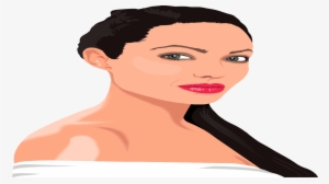 Brad Pitt, Angelina Jolie And Divorce - Angelina Jolie Silhouette Vector #1699127