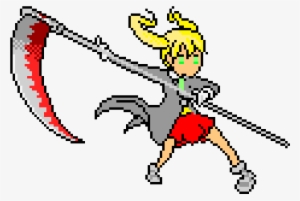 Anime Character Pixel Art - Pixel Art Templates Anime #1699325