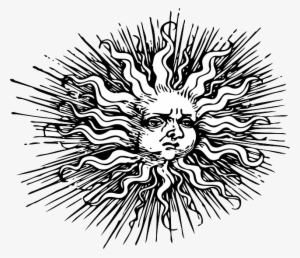 Spanish, Sun, Sol - Old Sun Drawing #1699829
