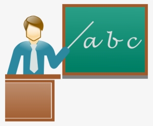 Teacher Professor Big Image Png - Teacher Blackboard Png #170065