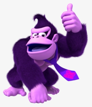 Purple Ghost Donkey Kong - Pdp Fight Pad Controller For Wii U/wii - Donkey Kong #170140