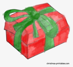 Christmas Gift Watecolor Png Clipart - Portable Network Graphics #170342