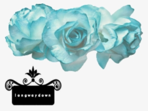 Transparent Flower Crown Blue - Flower Crown Png Blue #170460
