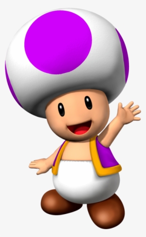 Mario Birthday Party, Super Mario Birthday, 5th Birthday, - Super Mario Purple Toad #170718