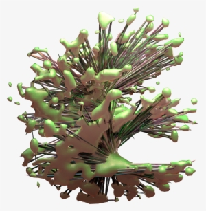 Experimenting With Paricles And Textures On Cinema - Lodgepole Pine #171022