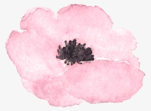 Witchcraft 101 Good Fortune Cheat Sheet - Cut Paper Water Color Pink Flowers Round Ornament #171441