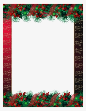 Christmas Photo Frame Mistletoe - Christmas Frame Transparent ...