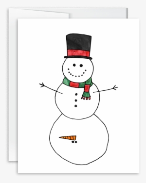 Dirty Snowman Christmas Card - Cartoon #172674
