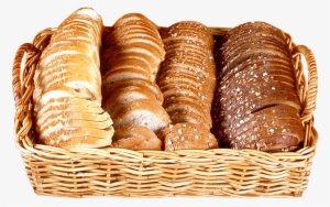 Bread Slices In Wicker Basket Png Image - Bread Basket Png #172752