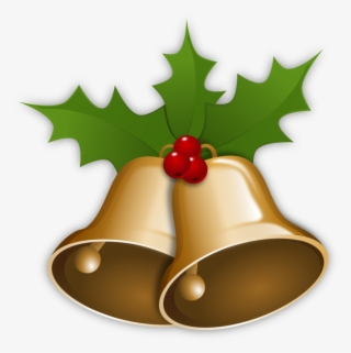 Christmas Bells With Holly Clip Art At Clker Com Vector - Christmas Bells Clipart #173294