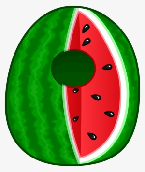 Watermelon Costume Icon - Club Penguin Frutas #173366