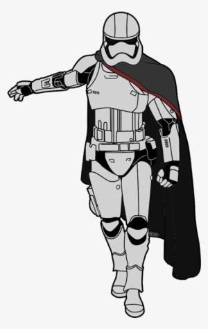 Disney Clipart, Star Wars Characters, The Force Is - Coloring Star Wars Captain Phasma #173418