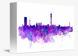"johannesburg Skyline" By Marian Voicu, Bucharest // - Jhb Skyline Art #173717