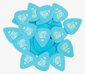 Ernie Ball Medium Blue Cellulose Picks - Pack #173970
