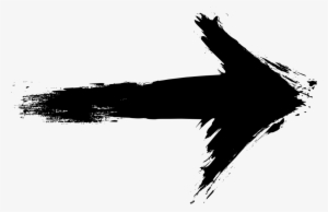 Png File Size - Paint Brush Arrow Png #174195