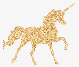 Gold Unicorn Png - Gold Unicorn Silhouette #174350