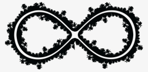 Free Clipart Of A Palm Tree Infinity Symbol - Infinity Symbol Frame Png #174416
