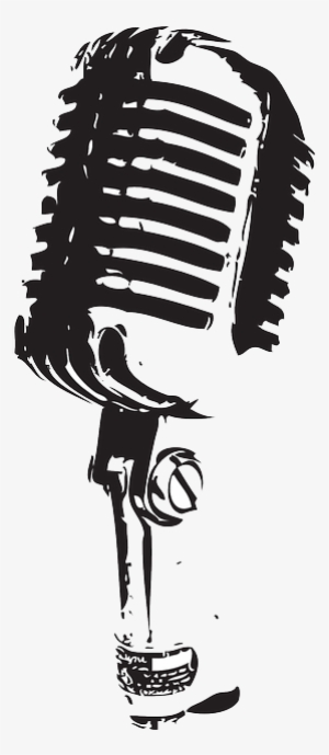 Old, Microphone, Record, Sound, Antique, Fashioned, - Black And White Microphone #174438