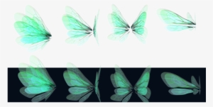 Banner Stock Glowing Wings Png By Mysticmorning On - Green Fairy Wings Png #174443